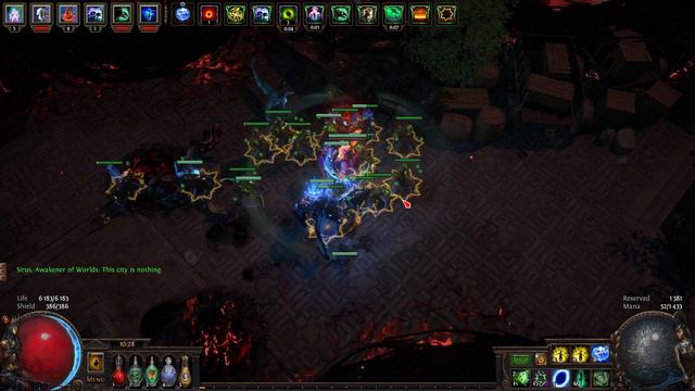 Path Of Exile 3.14 - Summoner Spectre   Syndicate Operative endgame build vs Sirus LV9