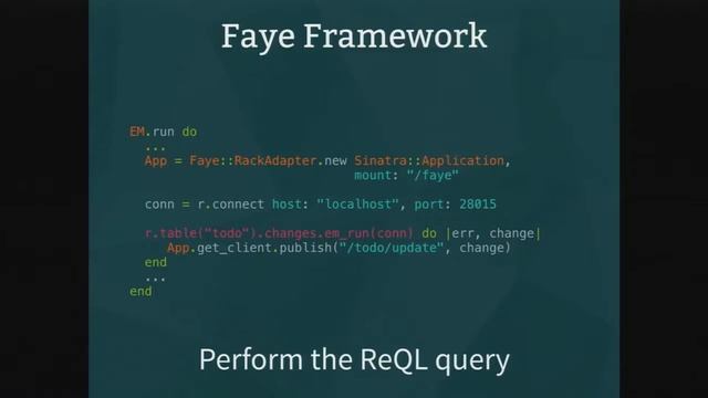 Ryan Paul: RethinkDB 2.0 drivers -- native support for Tornado and EventMachine