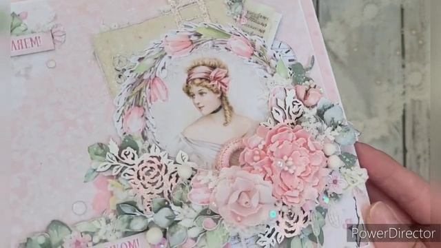 Упаковка для конфет "Мерси". Коллекция "Весенние тюльпаны" ScrapMania