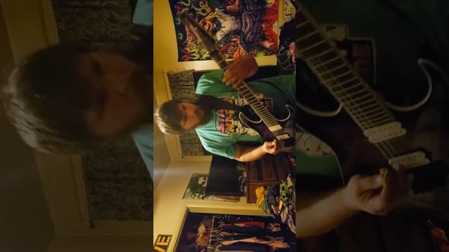 Norramic Ibanez Supernova Burst 6 string guitar playing