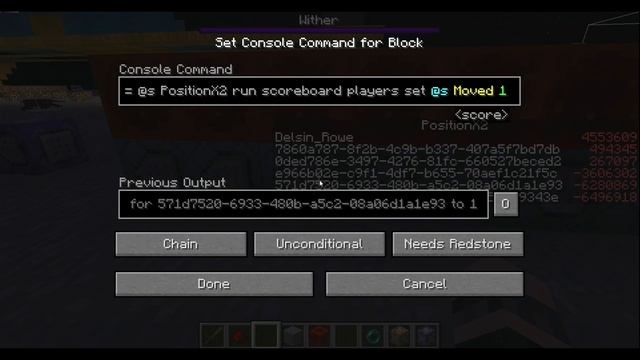 Player/Entity movement detector! - Minecraft command block testing world