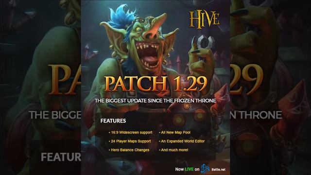 Warcraft 3 Patch 1.29 IS LIVE!
