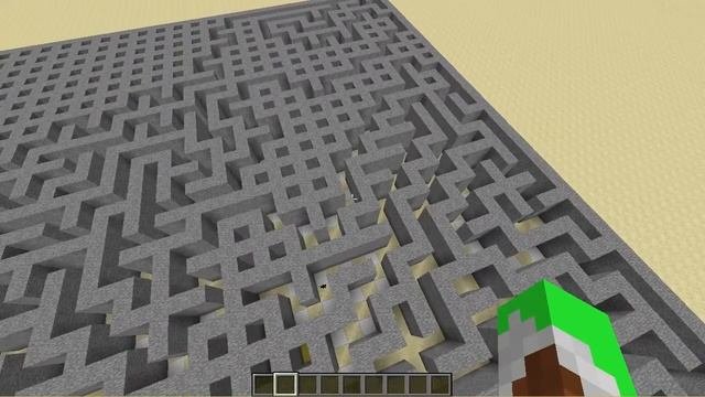 Random Maze Generator In Minecraft (Depth-first Search)