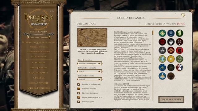 LORD OF THE RINGS TOTAL WAR REMASTERED - EL JUEGO QUE SIEMPRE QUISISTE