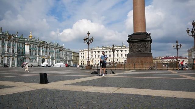 Выступление группы Сны Джо на Дворцовой площади. Кавер Сплин - Новые люди