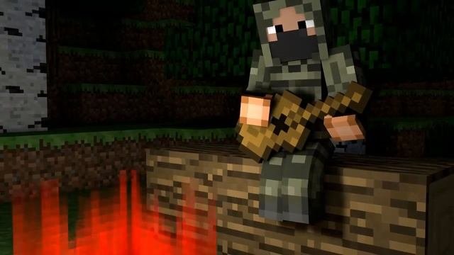 Анимация Minecraft (CINEMA4D)