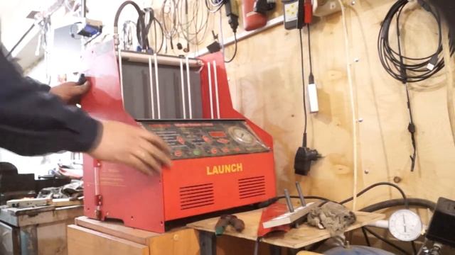 стенд для промывки форсунок ЛАУНЧ, РЕВИЗИЯ клапанов после 5 лет эксплуатации