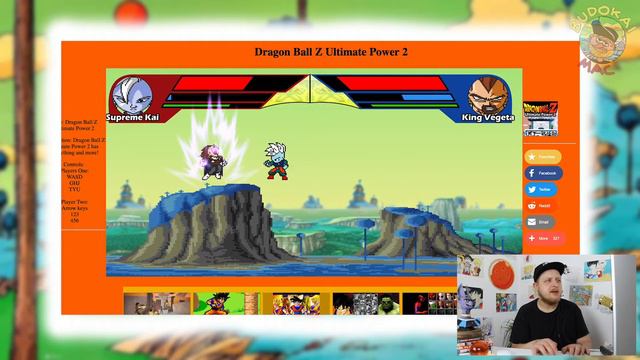 GOKU VS. MARIO!  |  Play Free DRAGON BALL Games On Your Browser!!  |  Budokai Mac