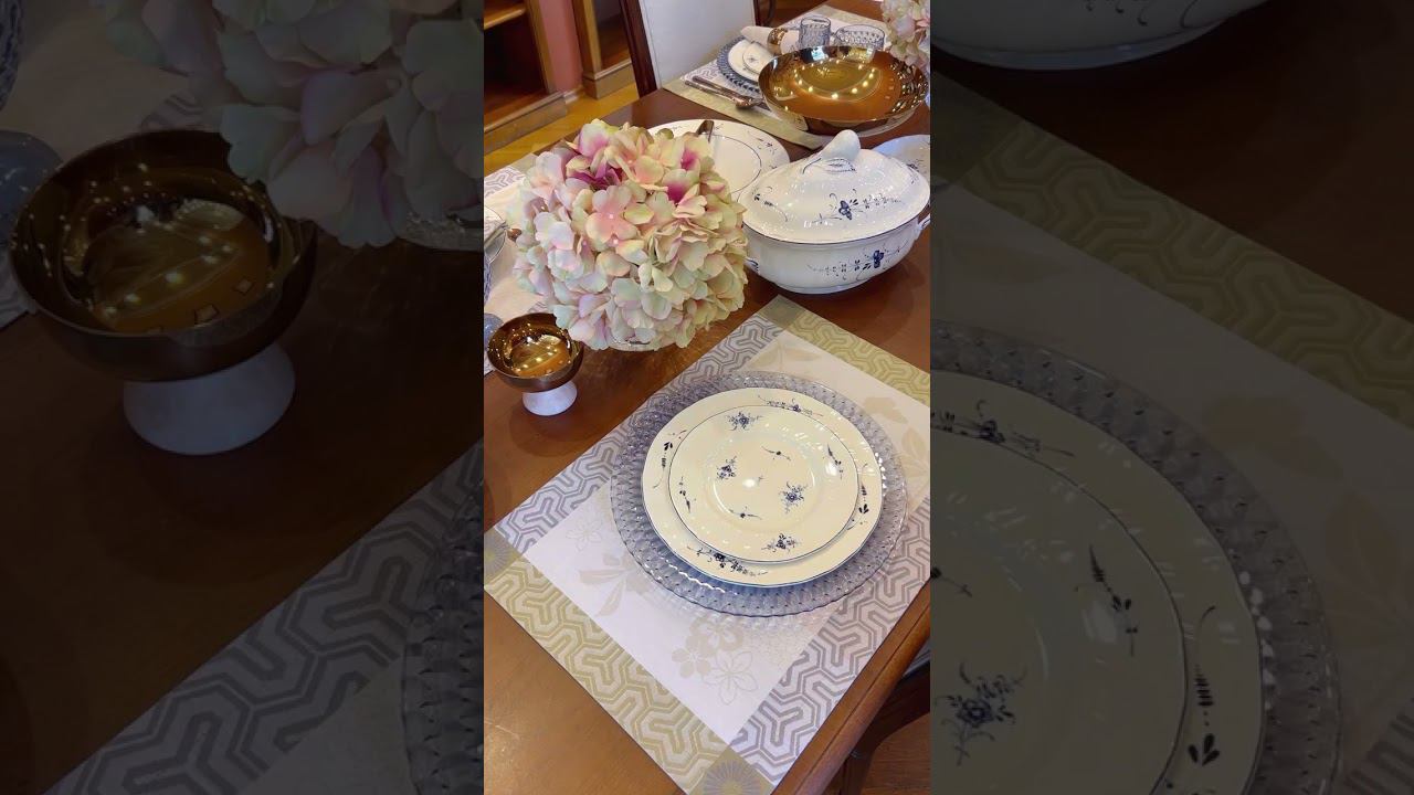 Коллекция Old Luxembourg  декор с которого началась история бренда Villeroy  Boch.