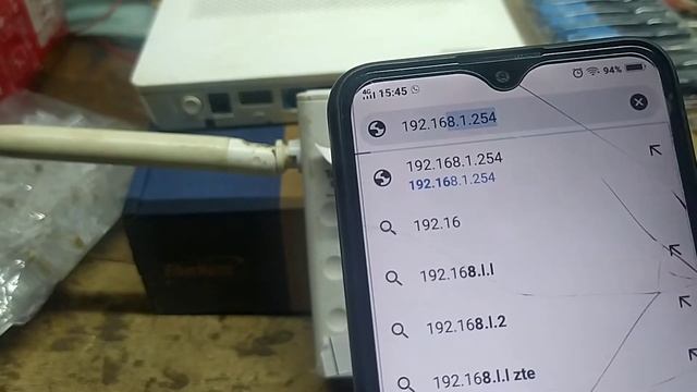 seting router ZTE H108N