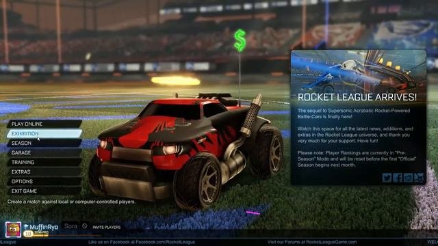 Rocket League Gameplay W/ Sora (#24) Pervert Ry Activate