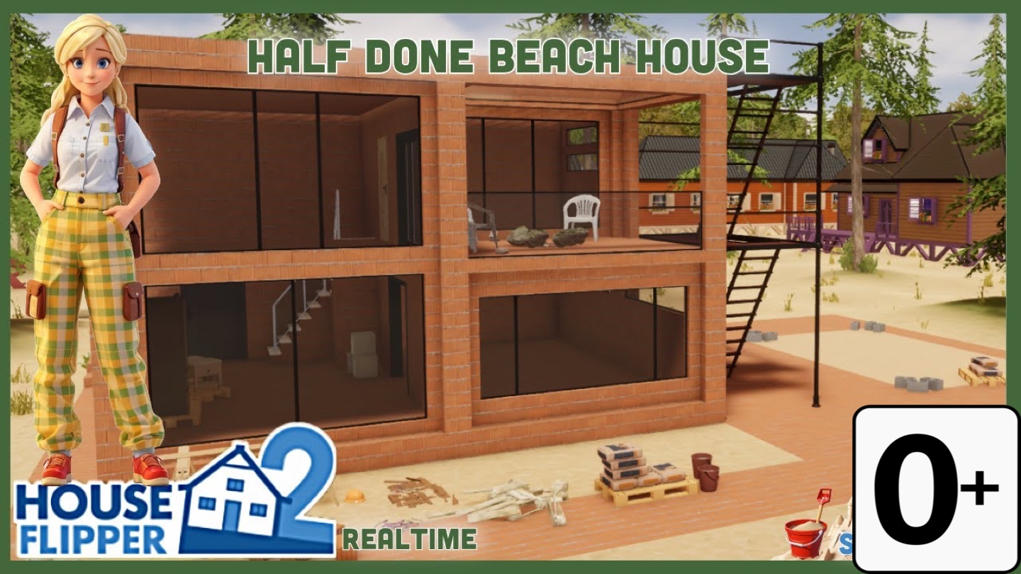 Хаус Флиппер 2 - Английский - House Flipper 2 - Half Done Beach House - Realtime