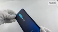 Задняя крышка для OnePlus 7 Pro синяя матовая Nebula Blue без стекла камеры