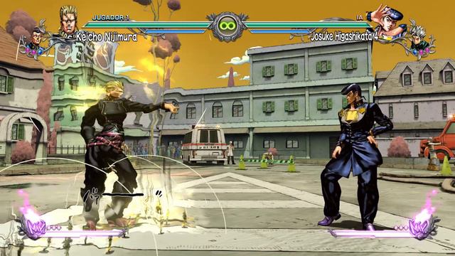 Keicho Moveset DLC Gameplay Jojo's Bizarre Adventure All star Battle R