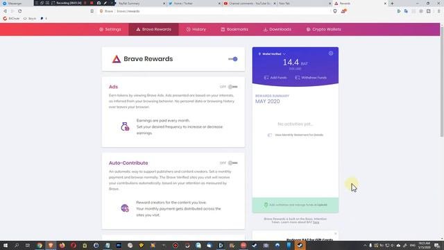 Whats That Annoying Ad Pop Up On Brave Browser (Lower Right Corner) - How  To Configure Or Remove?