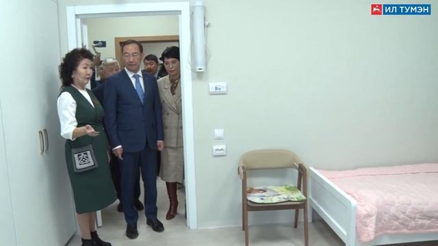 Алексей Еремеев о новом здании Дома - интерната на 65 мест в Намском улусе