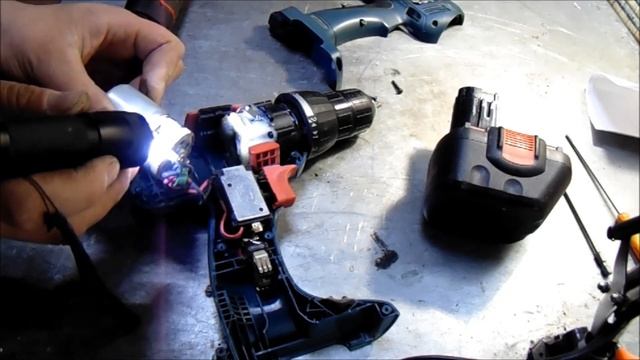Замена мотора постоянного тока на BOSCH GSR 12 2
