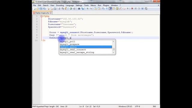 PHP  Get MySQL phpMyAdmin 4.5.1 Images Display On Html Table
