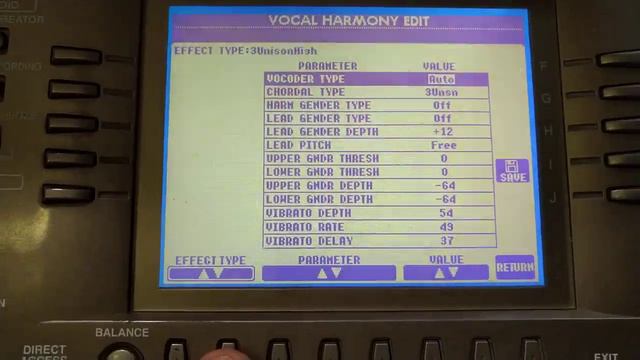 Где находится вокальный процессор в PSR-2100 и его настройки.