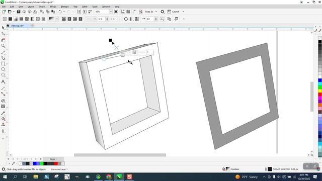Corel Draw Tips & Tricks Intersecting 3D cubes and a Problem Part 2