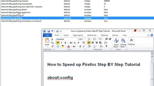 How to Speed up Firefox Step BY Step Tutorial