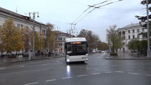 Троллейбусы Севастополя 18 ноября 23г. Спасибо за Труд! ч1.