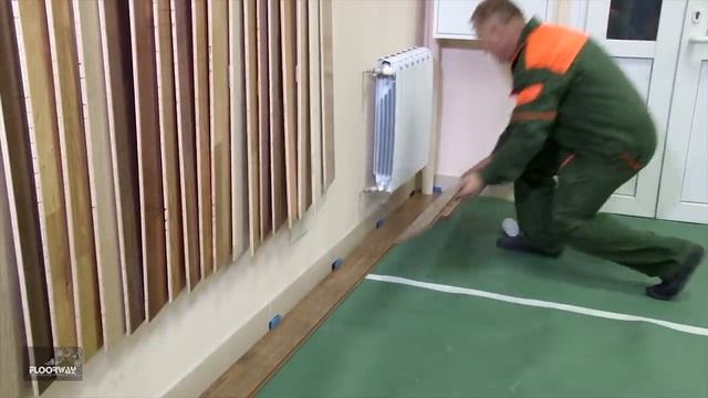 Укладка ламината Floorway. Легкий и быстрый монтаж..mp4