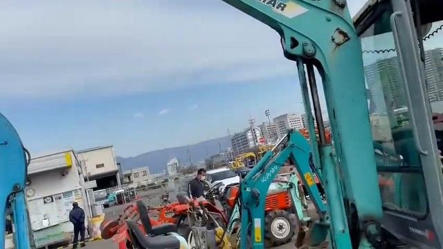 Экскаватор Янмар Vio30 осмотр в Японии