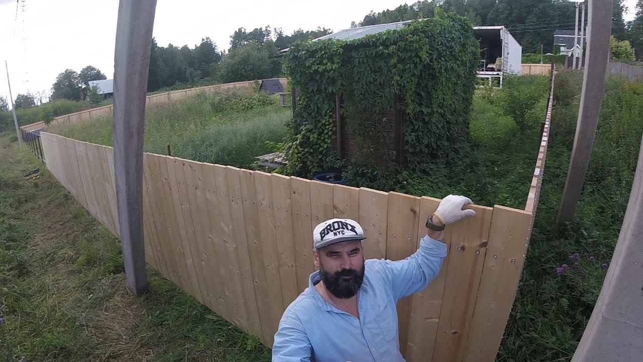 Деревня Соснино (забор, дни 38-39)