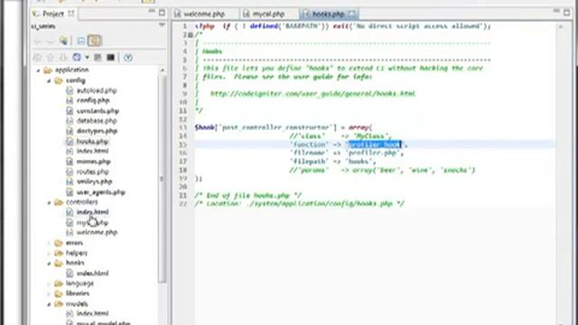 Codeigniter Day 15   Profiling Benchmark & Hook