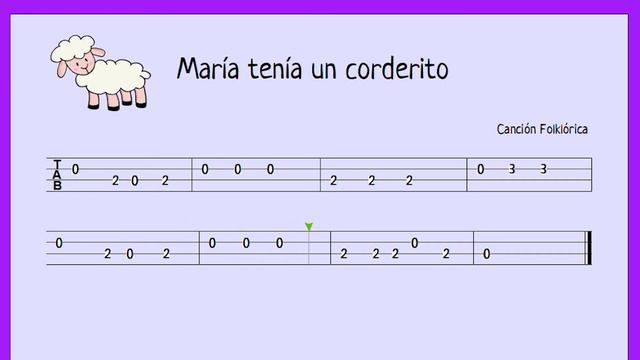 UKELELE PARA PRINCIPIANTES,  MARY HAD A LITTLE LAMB