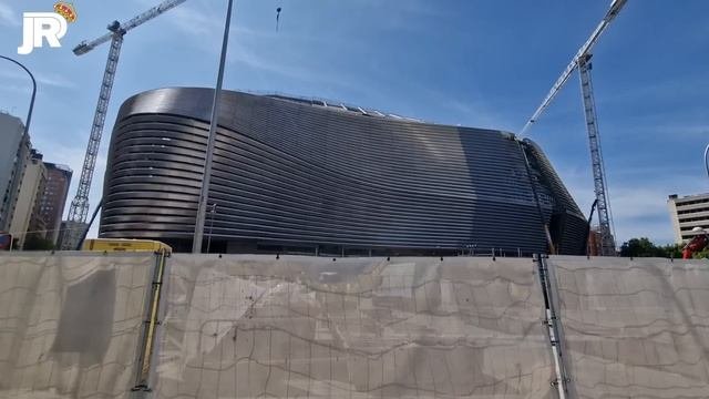 NUEVA ESTRUCTURA VIDEOMARCADOR Y GRANDES NOVEDADES ? *JORNADA TARDE* Obras Santiago Bernabéu 17/5/2