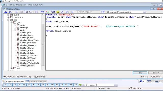 WinCC C Script Get Tag Word function | Display analog sensor value directly on HMI