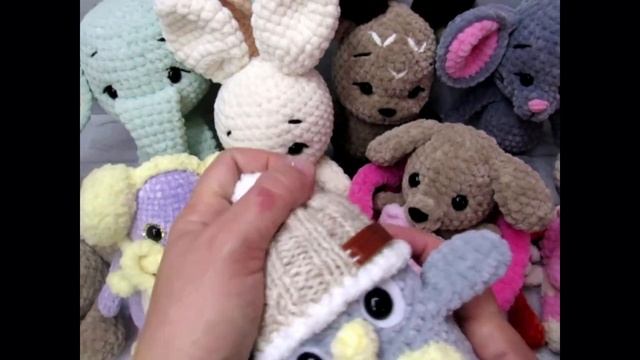Готовые работы за 2 недели. Пингвин Воробей и компания по мк. Пряжа и планы. #амигуруми