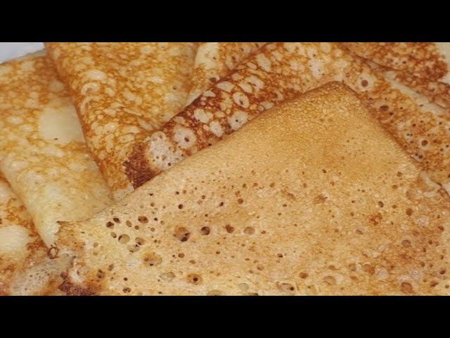 Кружевные Блинчики на Дрожжах/Масленица/ Crepes