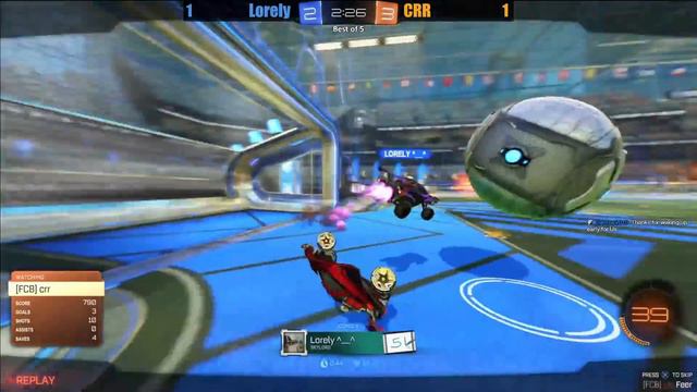 Crr vs Lorely | Rocket League 1v1 Showmatch