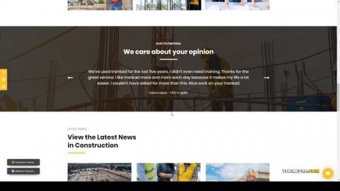 Ayumi - Construction WordPress Theme construction business constructor