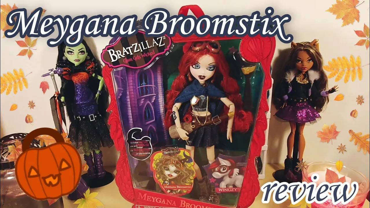 Очаровательная Мейгана Брумстикс | распаковка и обзор Bratzillaz