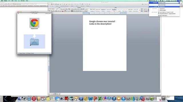 Google Chrome Tutorial. MAC version!