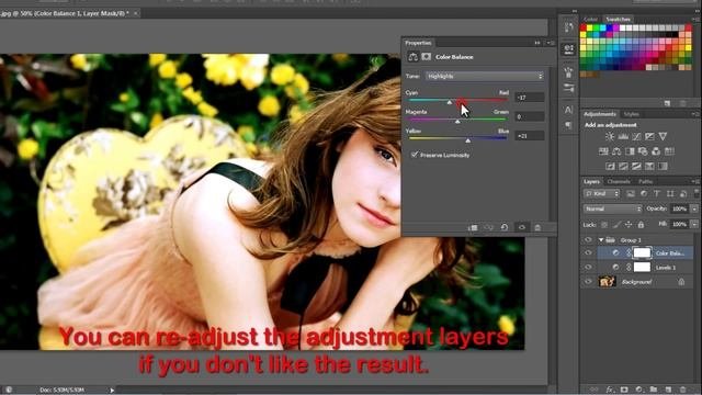 Learn How to Use Color Balance Adjustment in Photoshop CS6