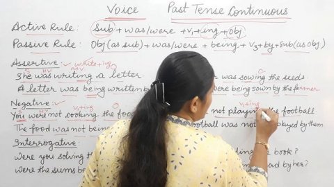 Active & Passive Voice | Past Tense | Active and Passive Voice Rules/Exercise/Hindi/English Grammar