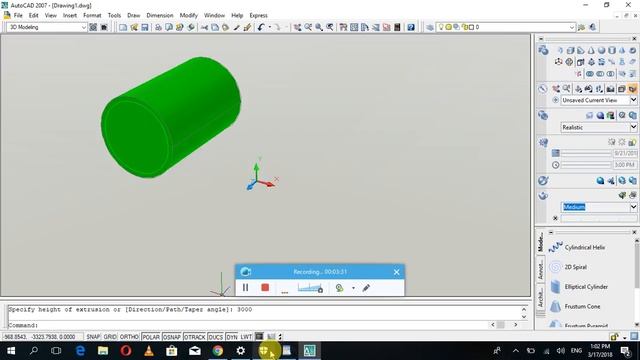 Drawing Hume pipe in Autocad
