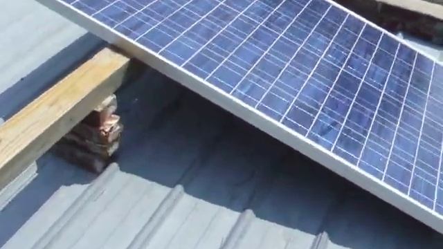 Evergreen 210 watt solar panel with Sun 300 grid tie inverter