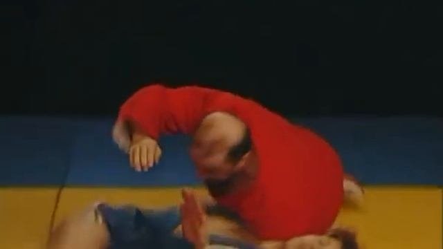 Задняя подножка на пятке самбо sambo.