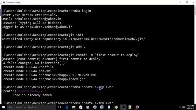 HOW TO DEPLOY A JAVA WEB SITE TO HEROKU APP CLOUD