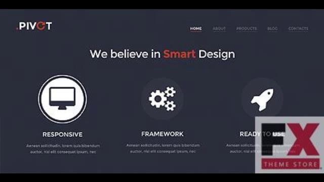 Preview White and Black Design Studio WordPress Theme by R
