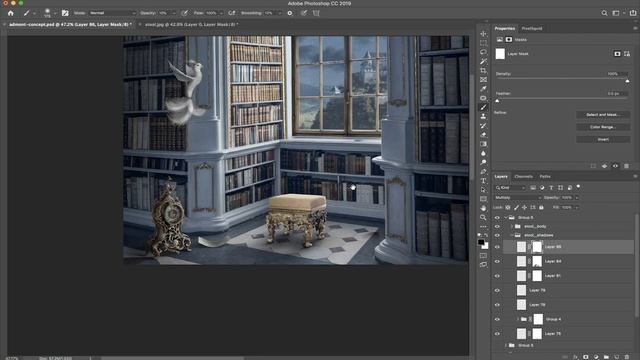 Photoshop Speed Edit - "Belle's Escape"