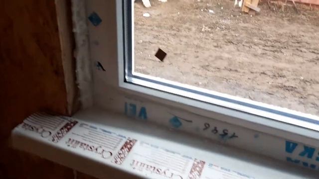дом из сип панелей , окна  в нутри дома 1 этаж.