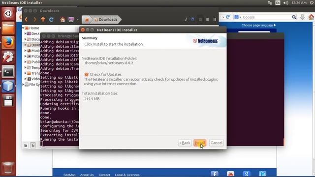 Installing latest NetBeans under Linux