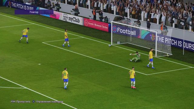 eFootball PES 2021 на Ps5: Прохождение # 2 "Копа Америка" Сборная Бразилия!